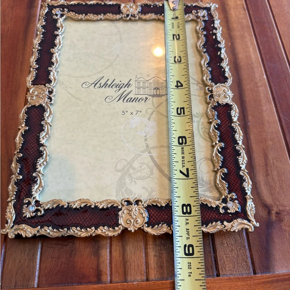 Ashleigh Manor Gold and Brown Ornate Picture Frame 5x7